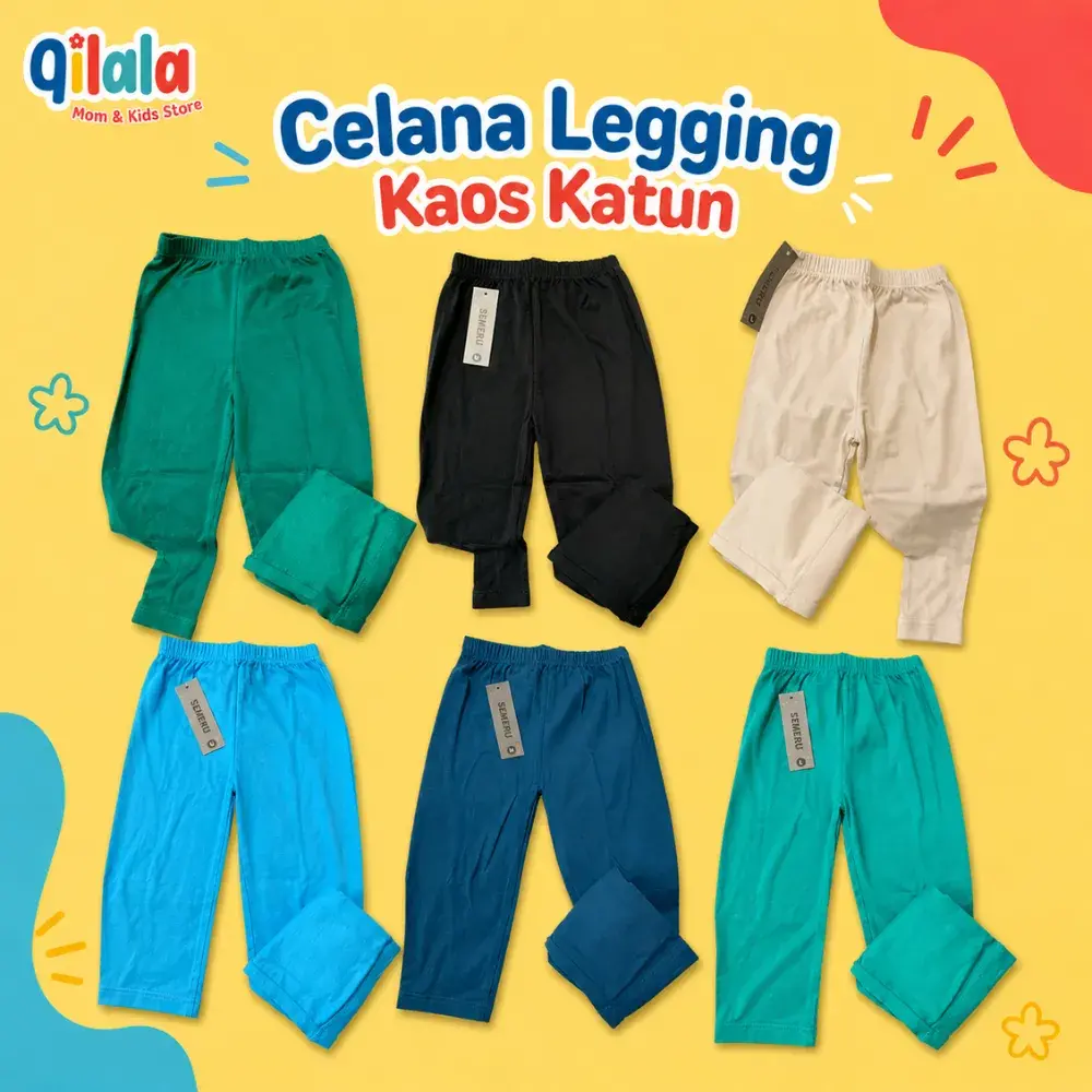 Celana Legging Kaos Katun Anak