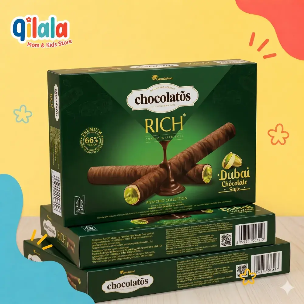 Chocolatos Wafer Roll Rich Dubai Chocolate